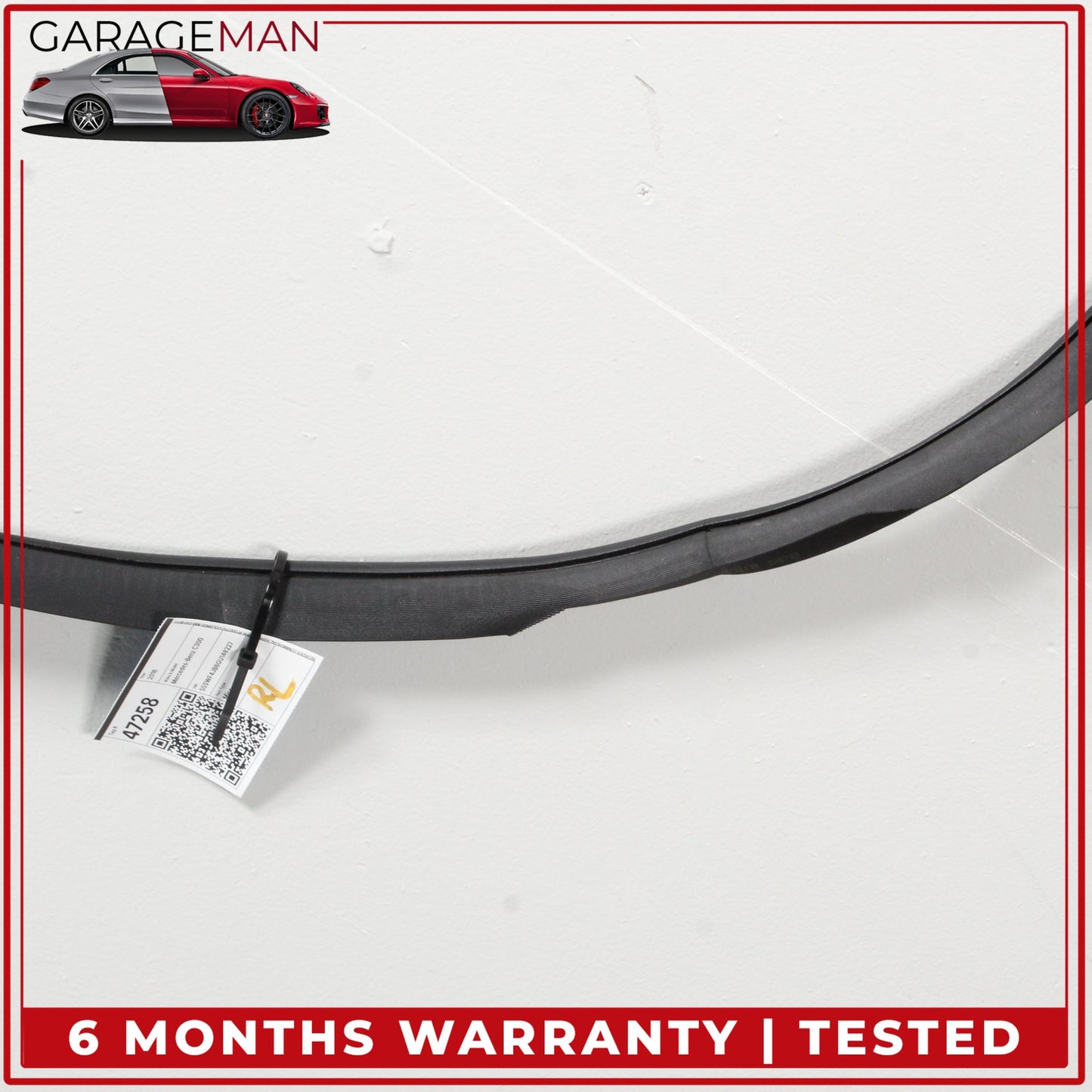 2015-2021 Mercedes W205 C300 Rear Left Side Door Rubber Seal 2056970151 OEM