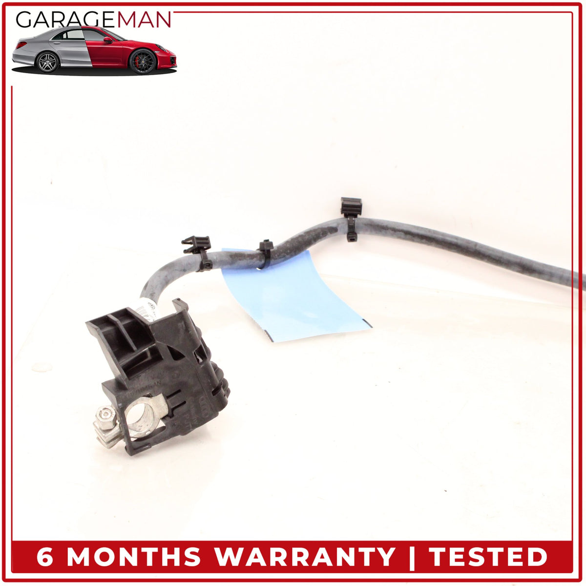 2011-2018 Audi A8 S8 Negative Battery Wire Wiring Cable w/ Sensor 4H0915181F OEM