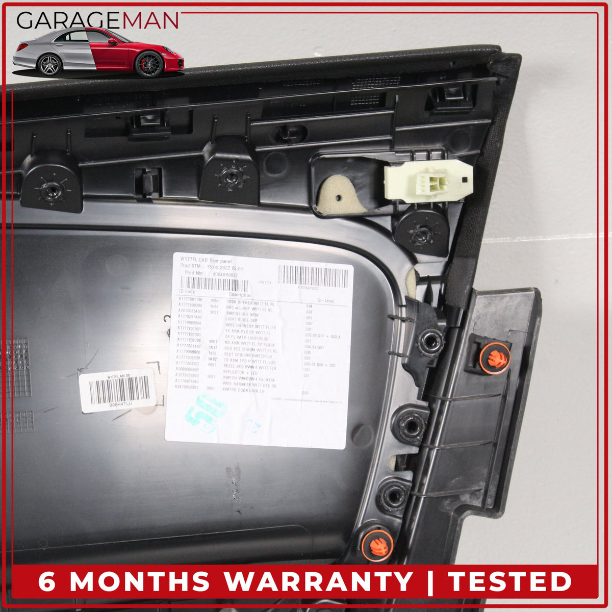 2019-2022 Mercedes W177 A220 A35 AMG Front Left Door Trim Panel 1777201501 OEM