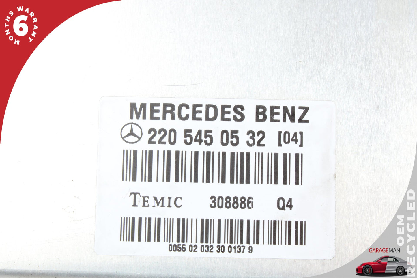00-06 Mercedes-Benz S500 W220 Airmatic Air Suspension Control Module 2205450532