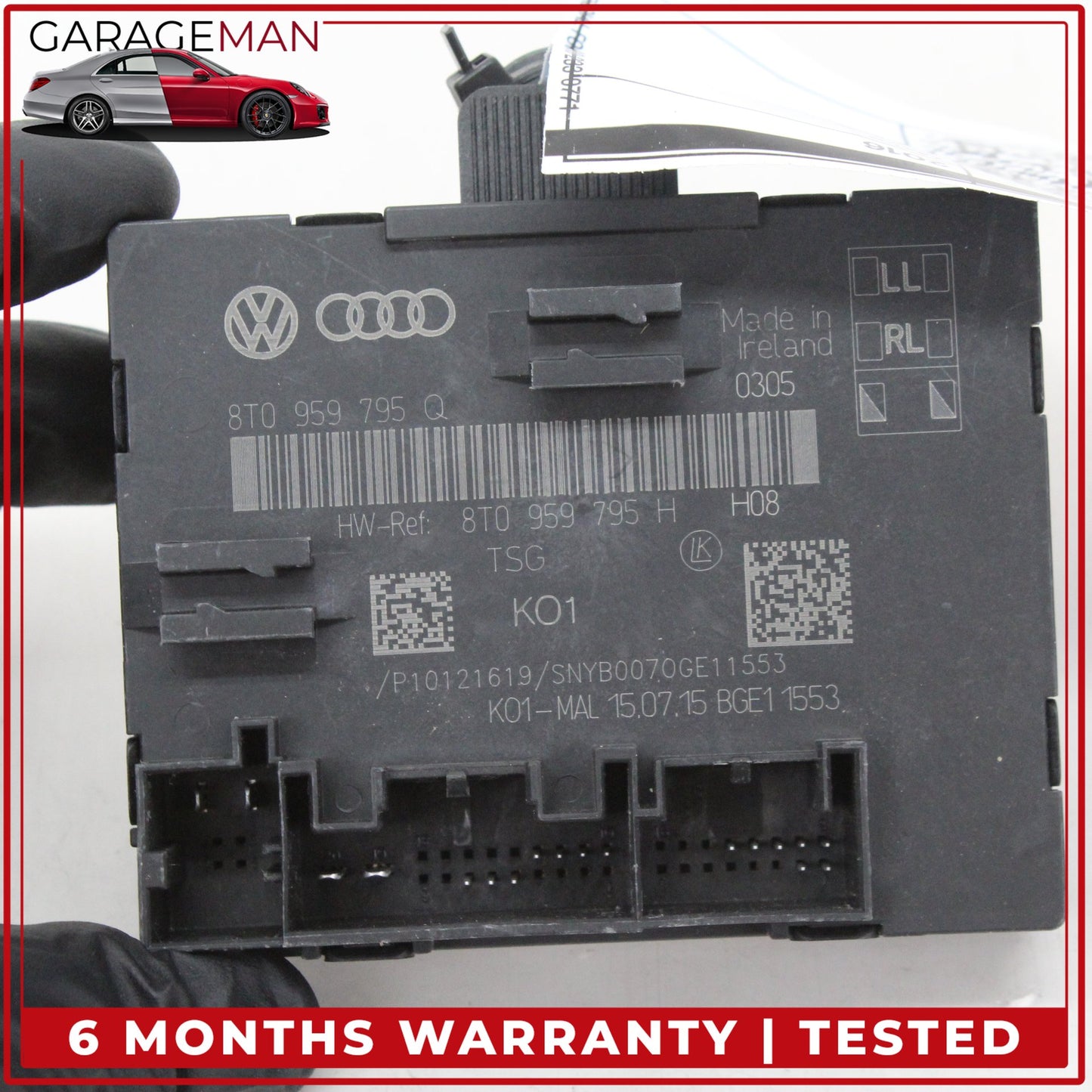 2013-2016 Audi A4 S4 Rear Left or Right Side Door Control Module 8T0959795Q OEM