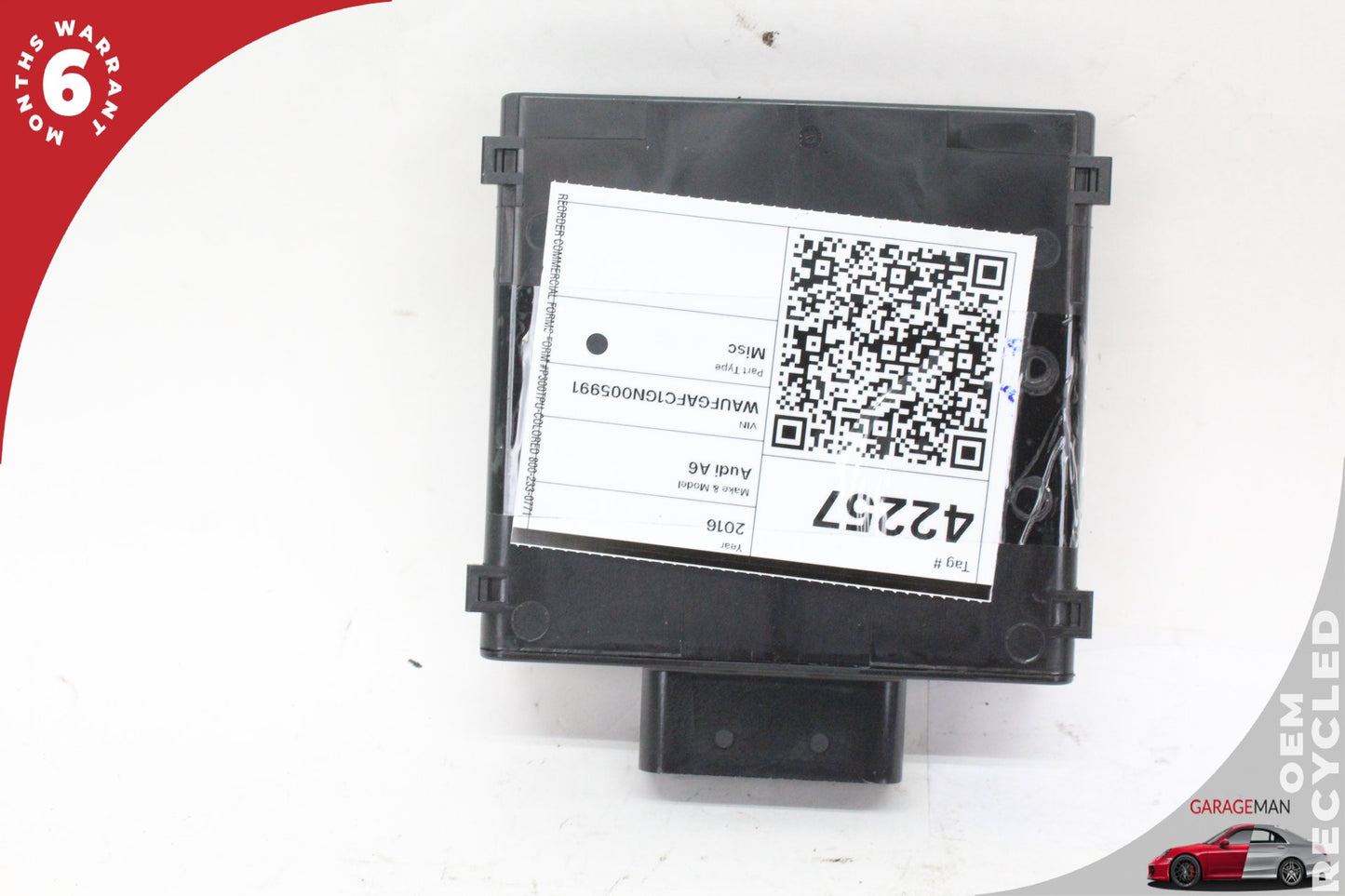 12-18 Audi A6 C7 Sedan Voltage Stabiliser Control Module 8K0959663F Genuine