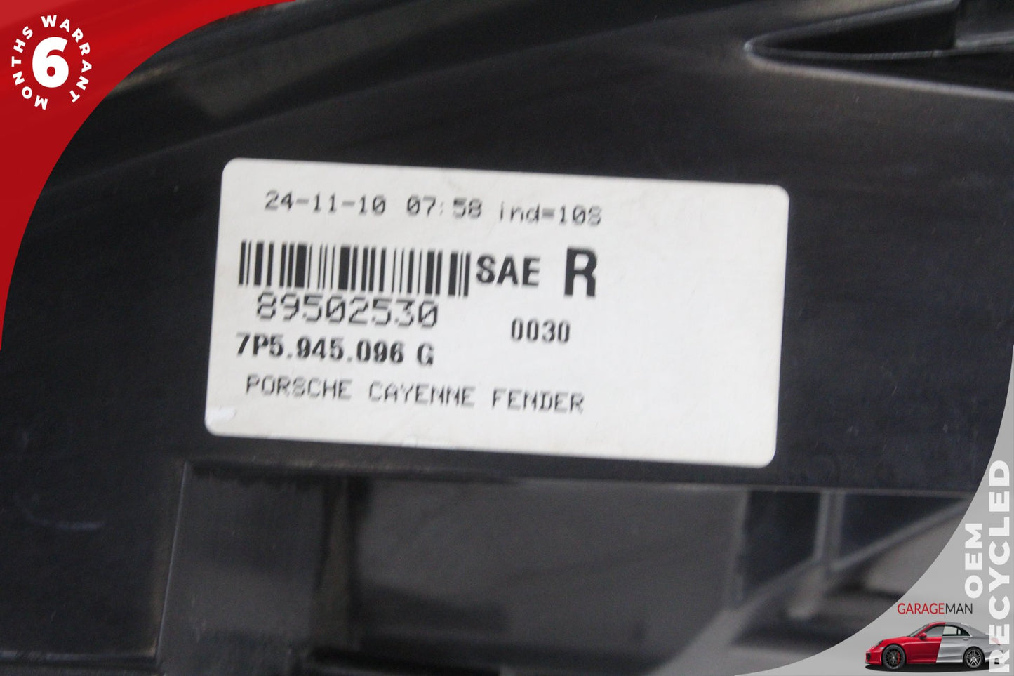 2011-2014 Porsche Cayenne 958 Rear Right Side Outer Tail Light 7P5945096G OEM
