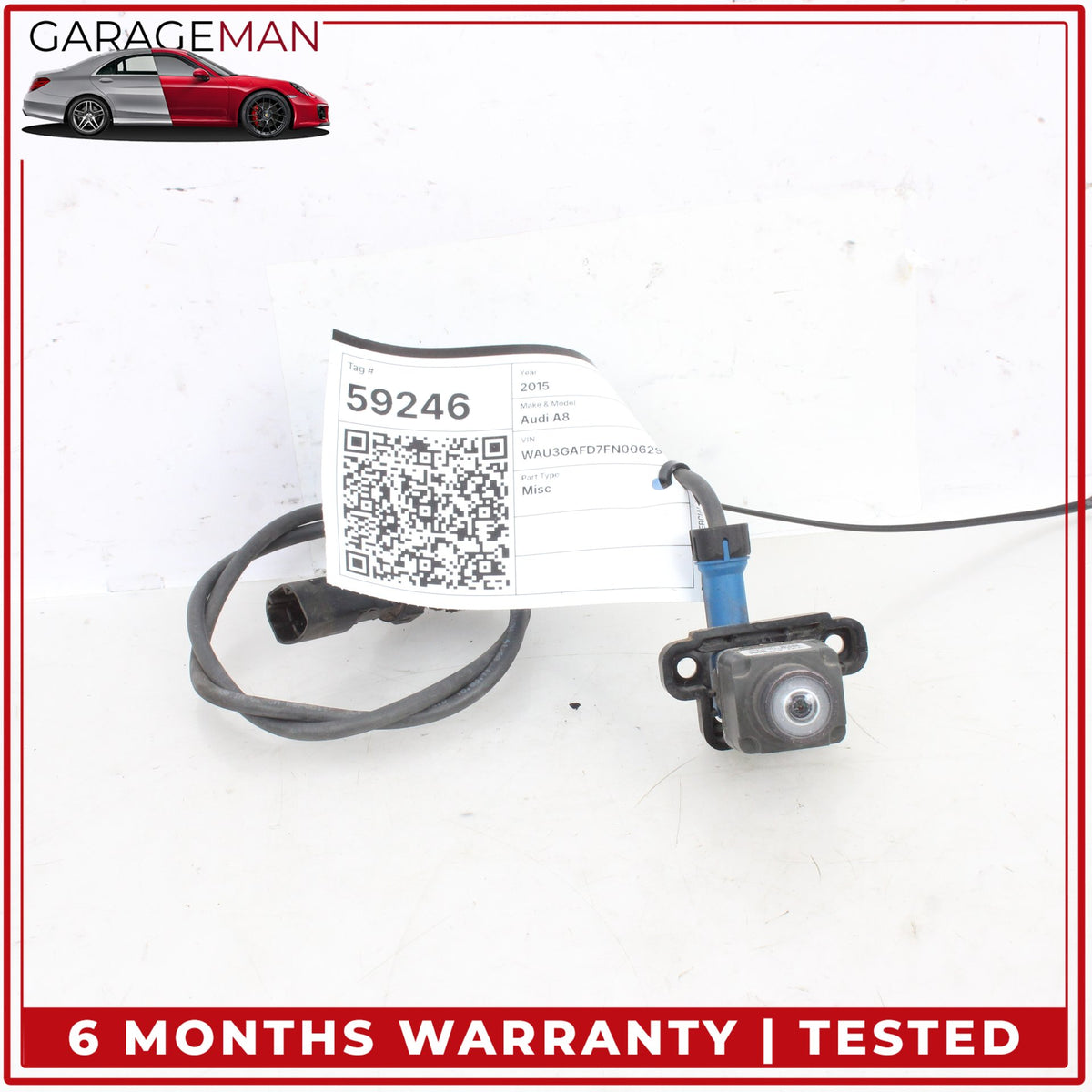 2011-2018 Audi A8 A6 A7 Front or Rear Park Parking Assist Camera 7P6980551C OEM