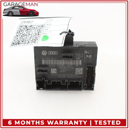2013-2016 Audi A4 S4 Front Left Side Door Control Module Unit 8T0959793P OEM