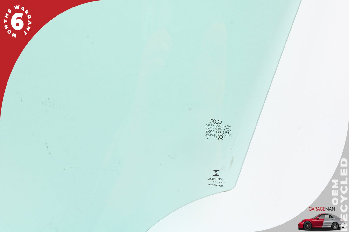 2015-2020 Audi A3 8V Sedan Front Right Passenger Side Door Window Glass 43R00049