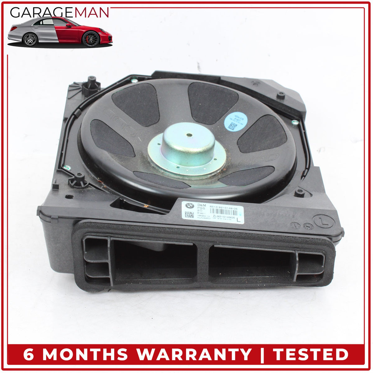 2012-2018 BMW 320i xDrive Front Left and Right Underseat Subwoofer Speaker OEM