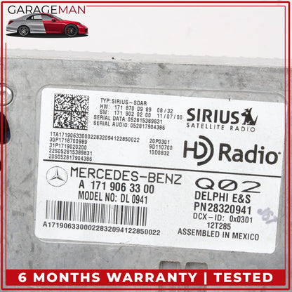 2009-2013 Mercedes W216 CL550 Sirius Satellite Radio Receiver 1719063300 OEM