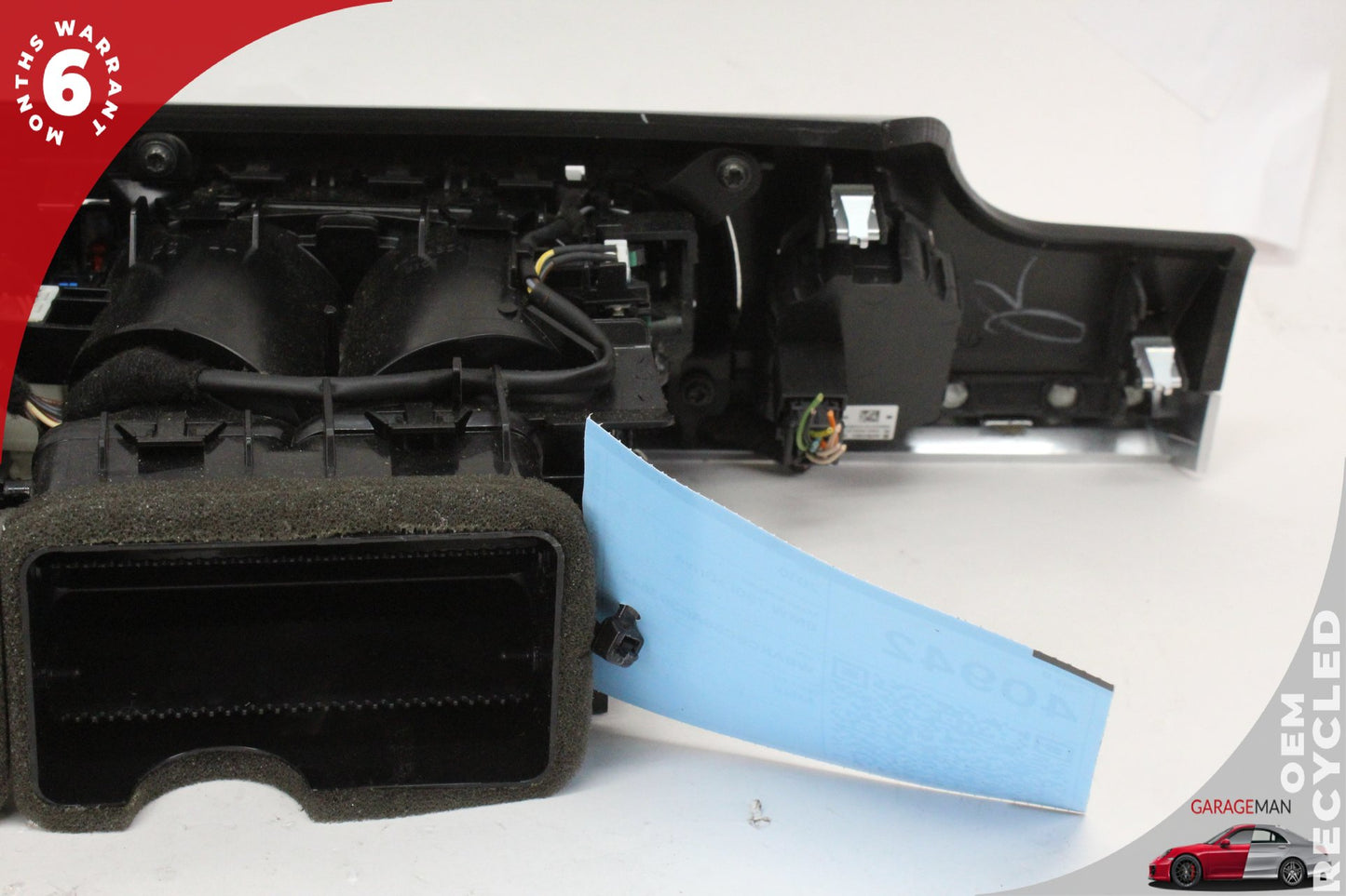 2009-2015 BMW 750i Front Dash Center Air Vent Grille w/ Engine Start Button OEM