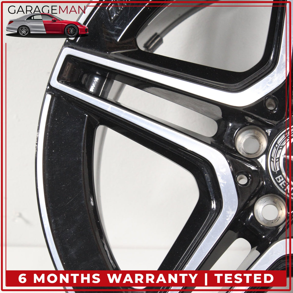 2019-2023 Mercedes W205 C300 Rear Side Wheel Rim 8.5JX18H2 ET49 2054019600 OEM