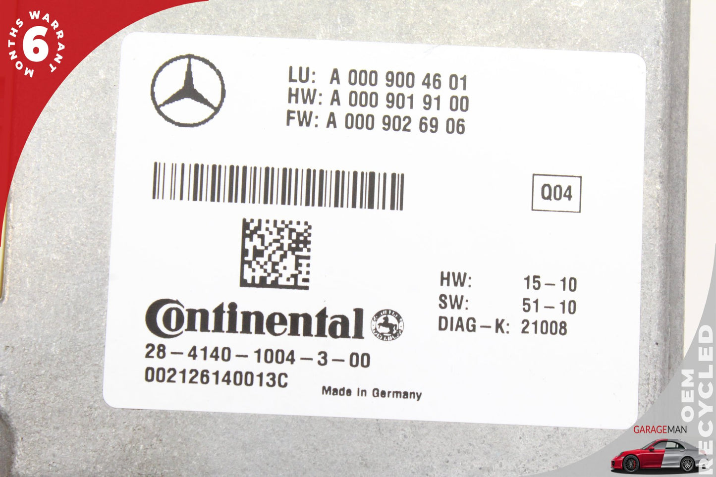 12-14 Mercedes-Benz S550 W221 Distronic Adaptive Cruise Control Module 000900460