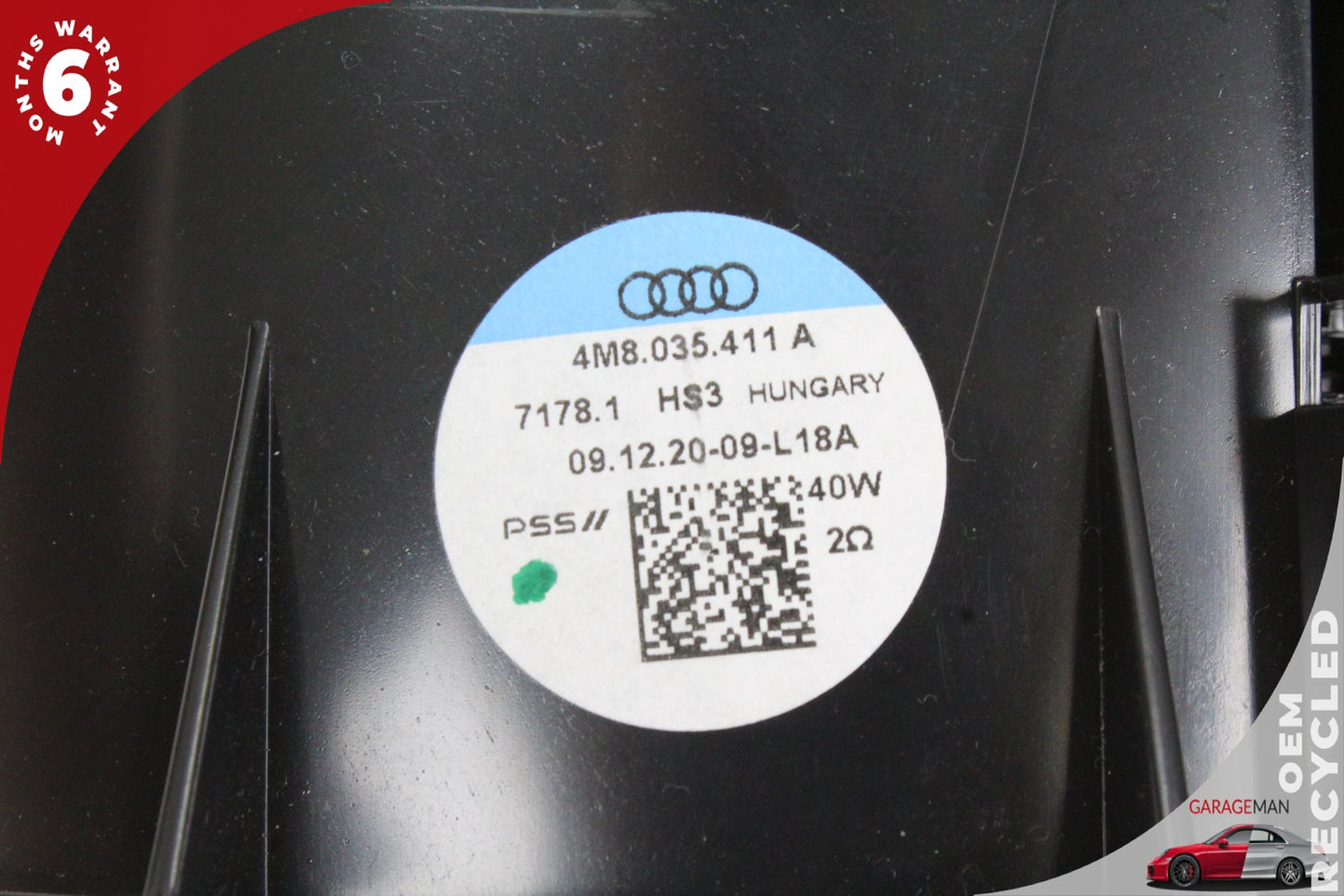2019-2024 Audi Q7 Rear Left Driver Side Door Audio Sound Speaker 4M8035411A OEM