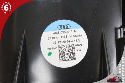 2019-2024 Audi Q7 Rear Left Driver Side Door Audio Sound Speaker 4M8035411A OEM