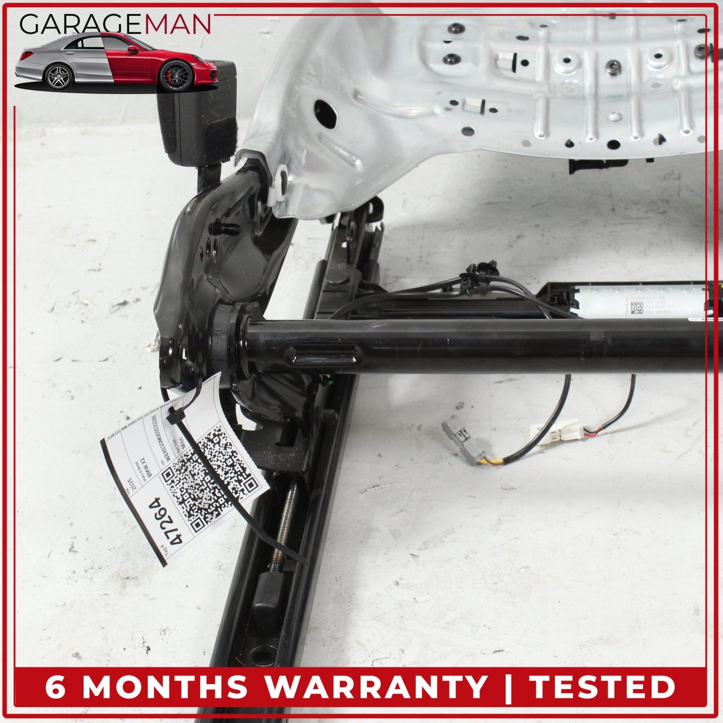 2023-2026 BMW X2 U10 SUV Front Right Seat Track Rail Frame 52107911654 OEM