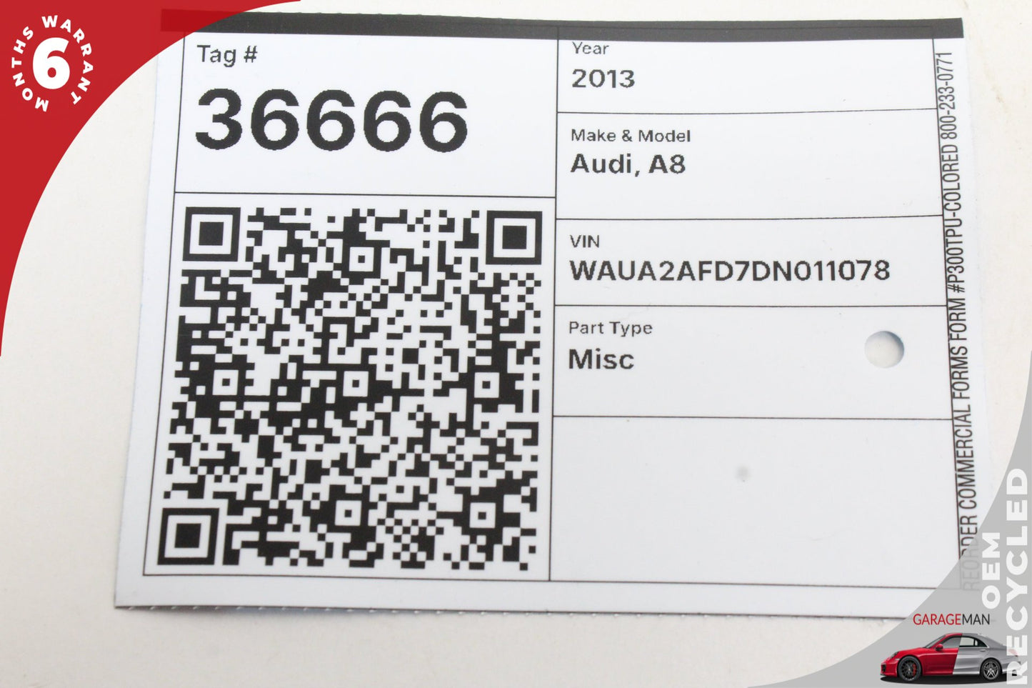 2011-2018 Audi A8 Sedan Keyless Comfort Body Control Module 4H0907064 OEM