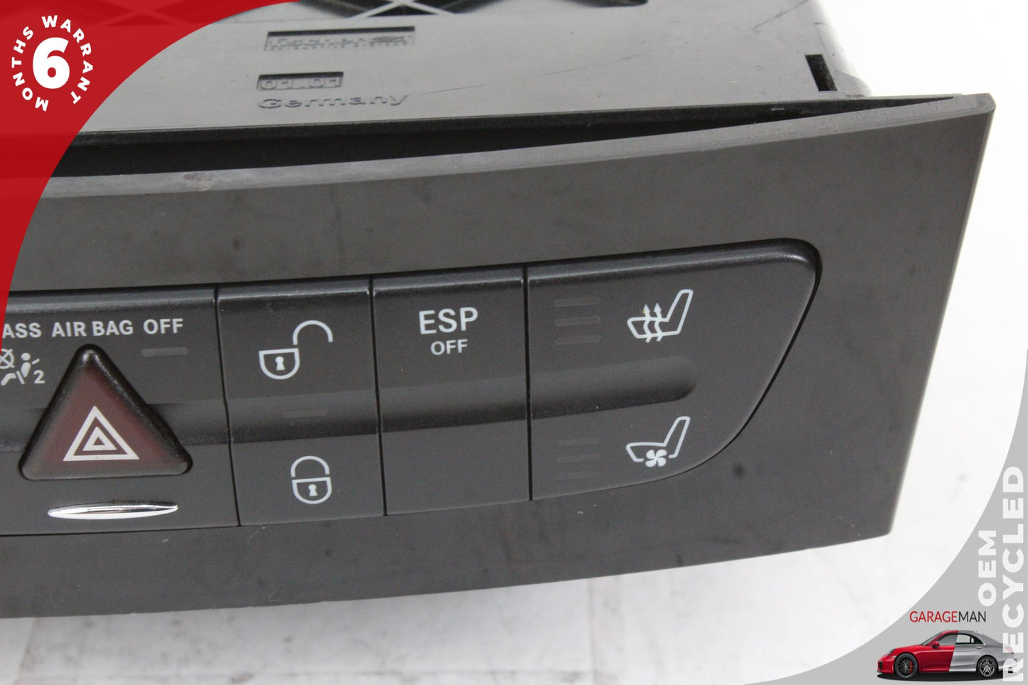 03-09 Mercedes-Benz CLS500 W219 Hazard Switch Control Panel 2116800552 OEM