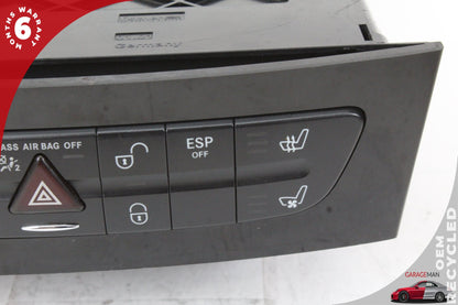 03-09 Mercedes-Benz CLS500 W219 Hazard Switch Control Panel 2116800552 OEM