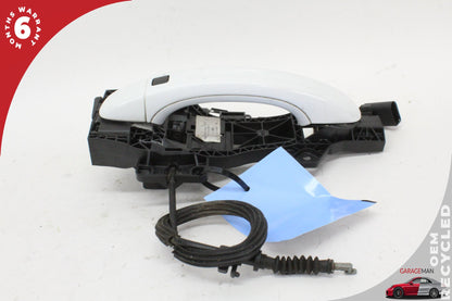2007-2015 Audi Q7 Front Right Exterior Door Handle White Keyless 4L0837205 OEM