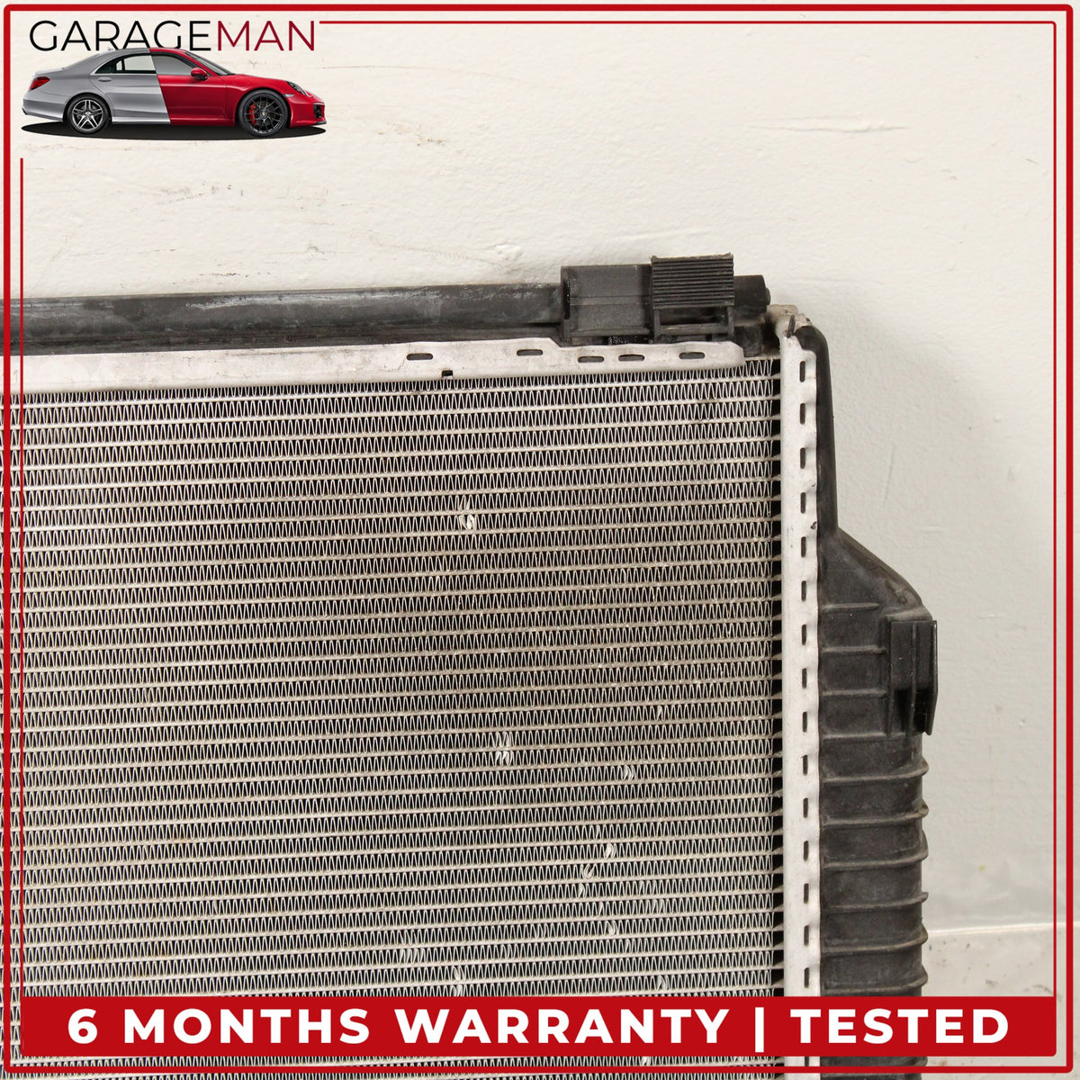 2001-2004 Mercedes R170 SLK320 Engine Cooling Radiator AC A/C Condenser OEM