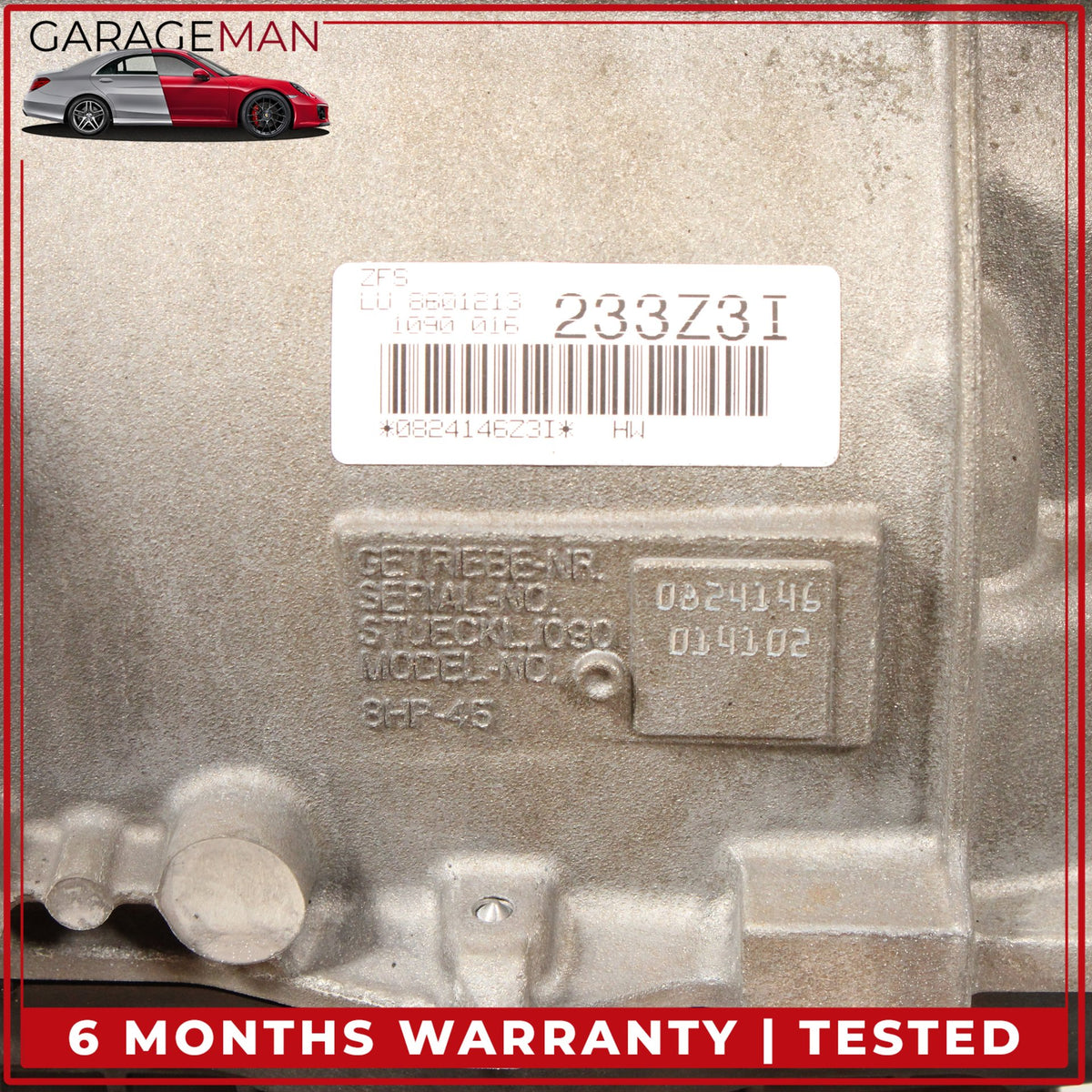 2012-2018 BMW 640i F12 RWD 3.0L 8 Speed Automatic Transmission GA8HP45Z OEM 106K