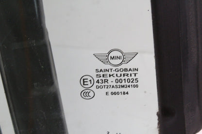 2003-2015 MINI Cooper R56 Convertible Right Rear Quarter Glass with Window Regulator 51377111018 OEM