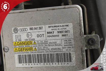 2009-2012 Audi A4 Front Left Driver Side Head Light Lamp Bi-Xenon 8K0941029