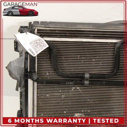 2008-2014 Mercedes W204 C300 Engine Cooling Radiator AC A/C Condenser Assy OEM