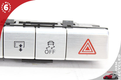 2011-2018 Audi A8 S8 Hazard Light Air Vent Control Switch Panel 4H0820911B OEM