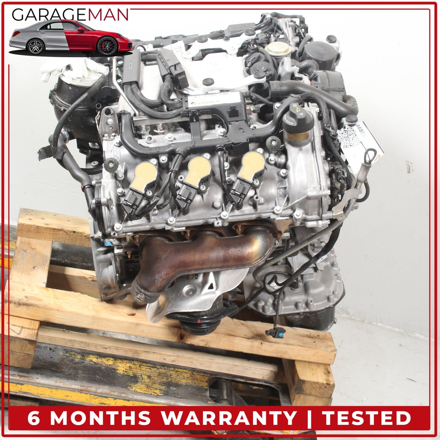 2005-2012 Mercedes W164 ML350 GLK350 3.5L V6 M272 Engine Motor Assembly OEM 169K