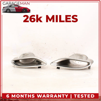 2014-2017 Mercedes C207 E400 Coupe Rear Left and Right Exhaust Muffler Tip OEM