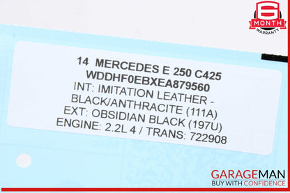 2012-2020 Mercedes E250 W212 Keyless Go Entry Control Module 2129005422 OEM