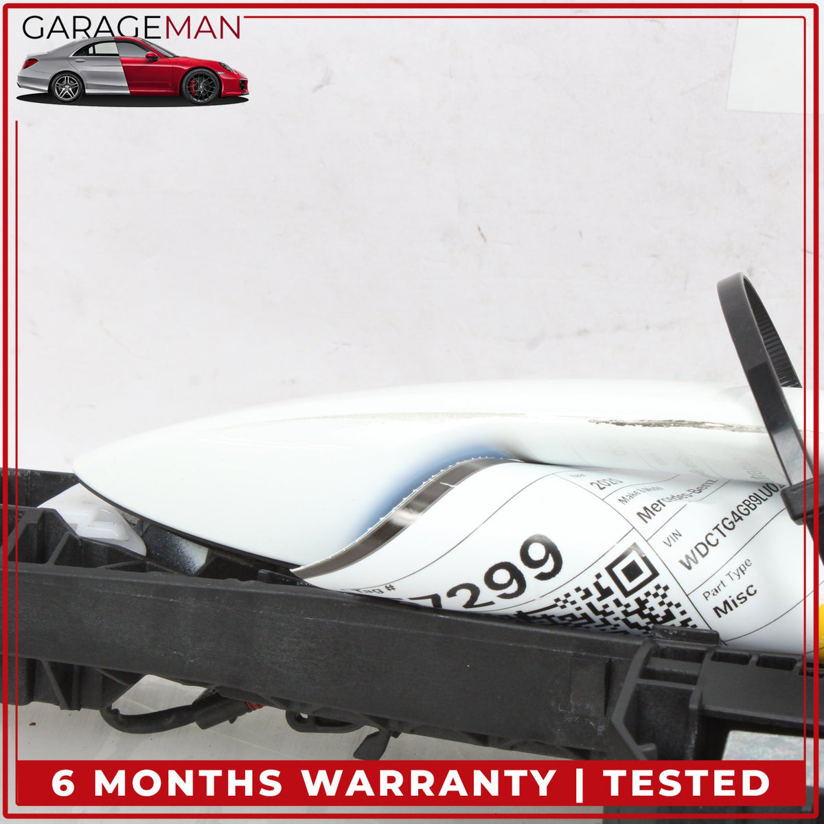 2015-2020 Mercedes X156 GLA250 Rear Left Exterior Door Handle Polar White OEM