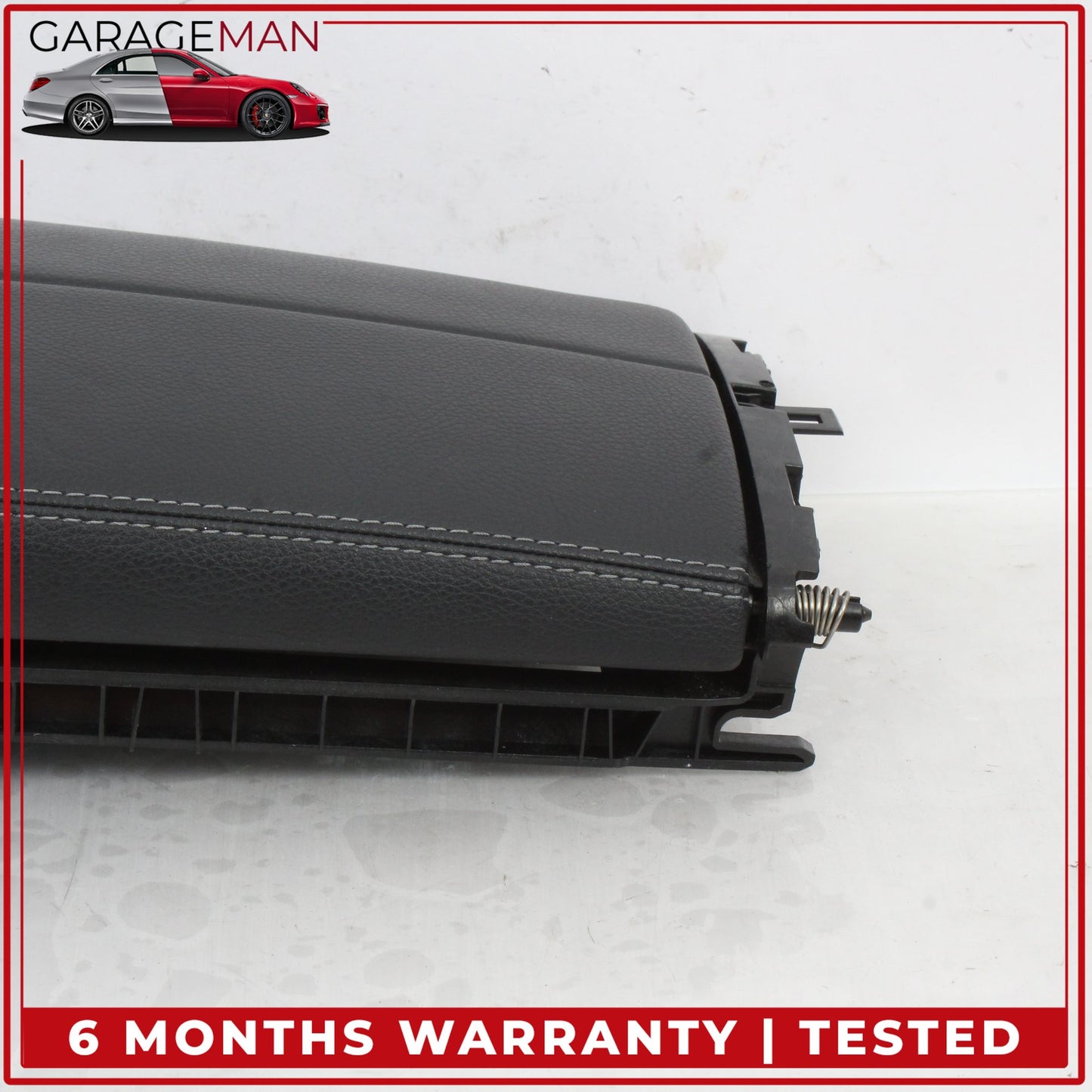 2015-2020 Mercedes W205 C300 Front Center Console Arm Rest Armrest Black OEM