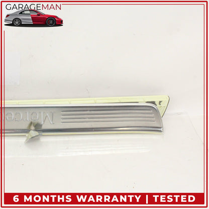 2014-2020 Mercedes W222 S550e Front and Rear Illuminated Door Step Sill Set OEM