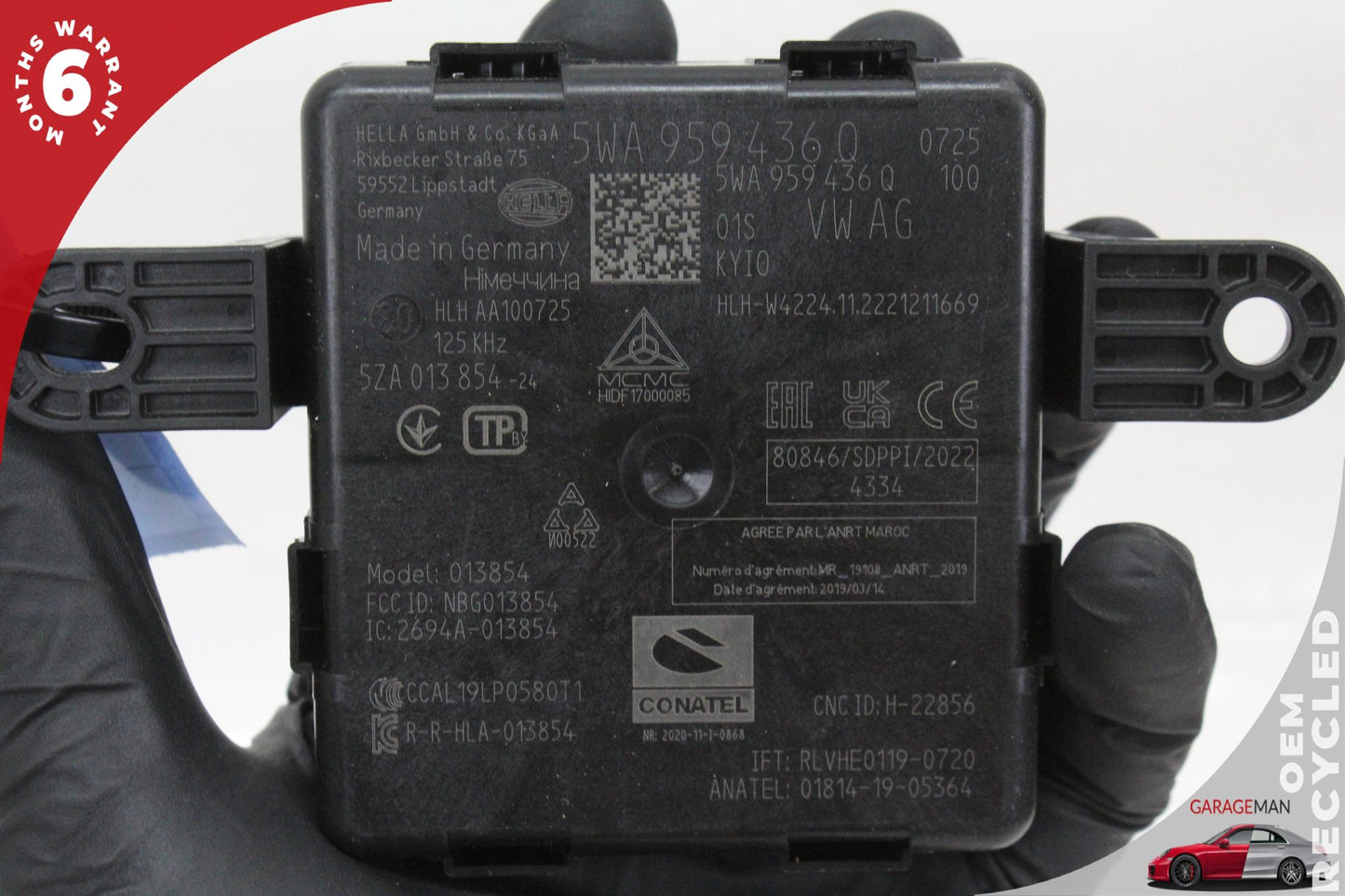 2022-2025 Audi Q4 E-Tron A3 S3 Keyless Entry Control Module Unit 5WA959436Q OEM