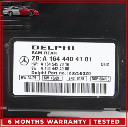 2010-2013 Mercedes W164 ML350 Rear SAM Module Unit Signal Acquisition OEM
