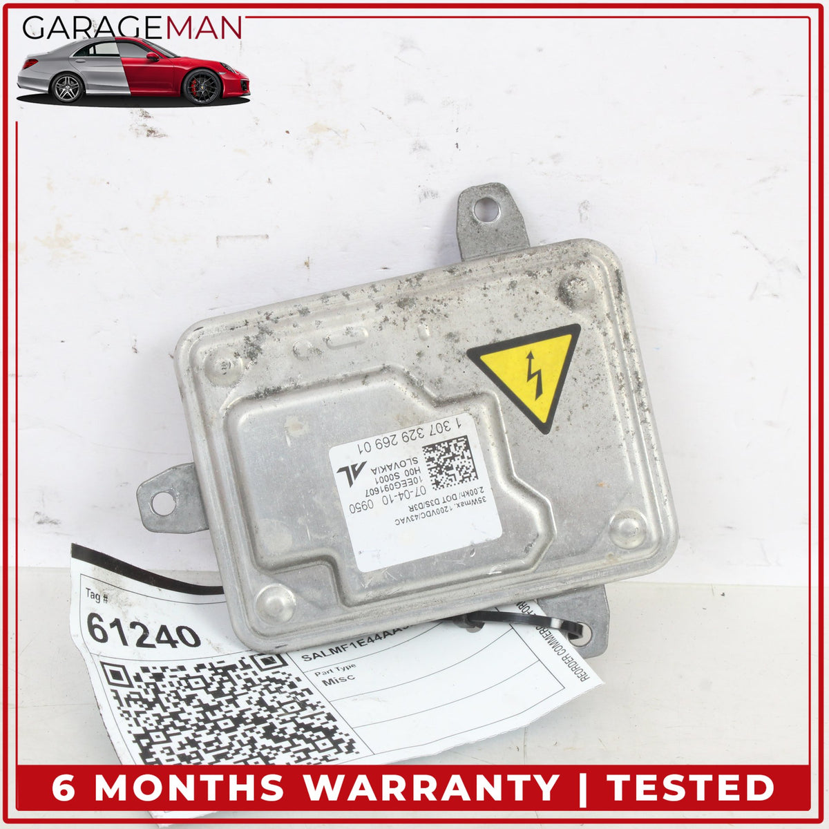 2010-2011 Range Rover L322 Xenon HID Headlight Ballast Control Module OEM