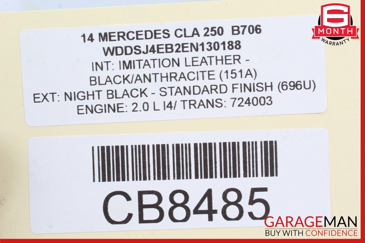 14-20 Mercedes W177 CLA250 GLA250 Dashboard Glove Box Storage Compartment OEM