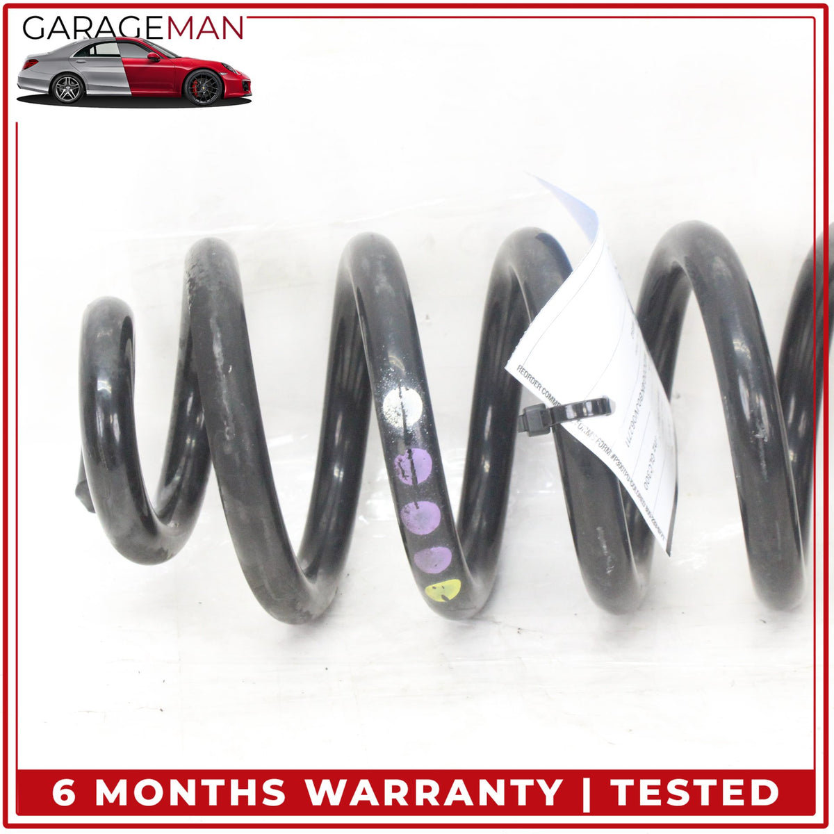 2016-2023 Mercedes X253 GLC300 SUV Rear Left and Right Side Coil Spring Set OEM