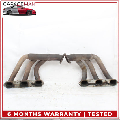 1999-2001 Porsche 911 Carrera 996 Left and Right Side Exhaust Manifold Set OEM