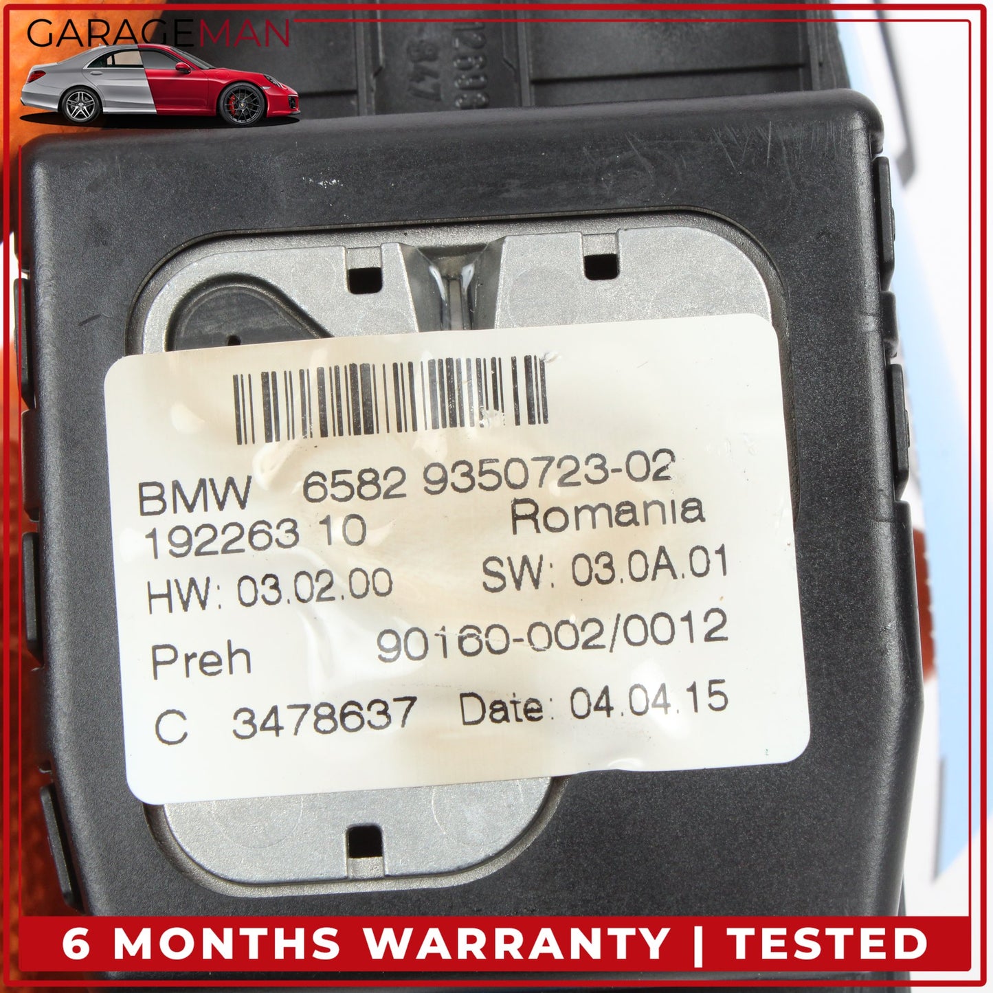 2014-2018 BMW 428i F36 Front iDrive Multimedia Knob Control Switch 9350723 OEM