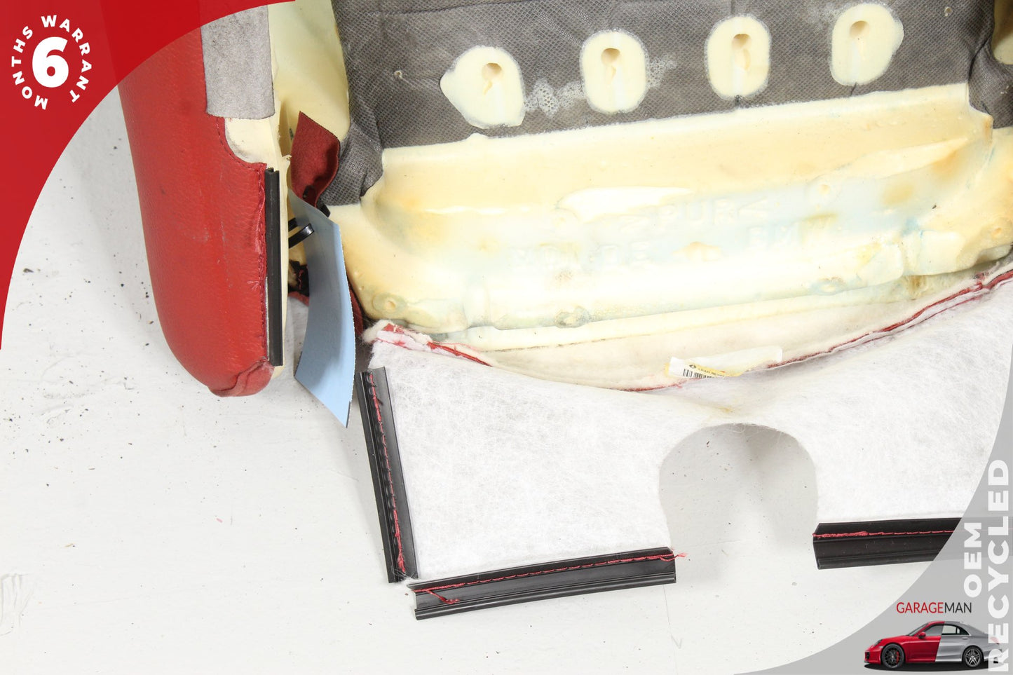 2007-2013 BMW 335is 328i Front Right Side Top Upper Seat Cushion Red 7253094 OEM
