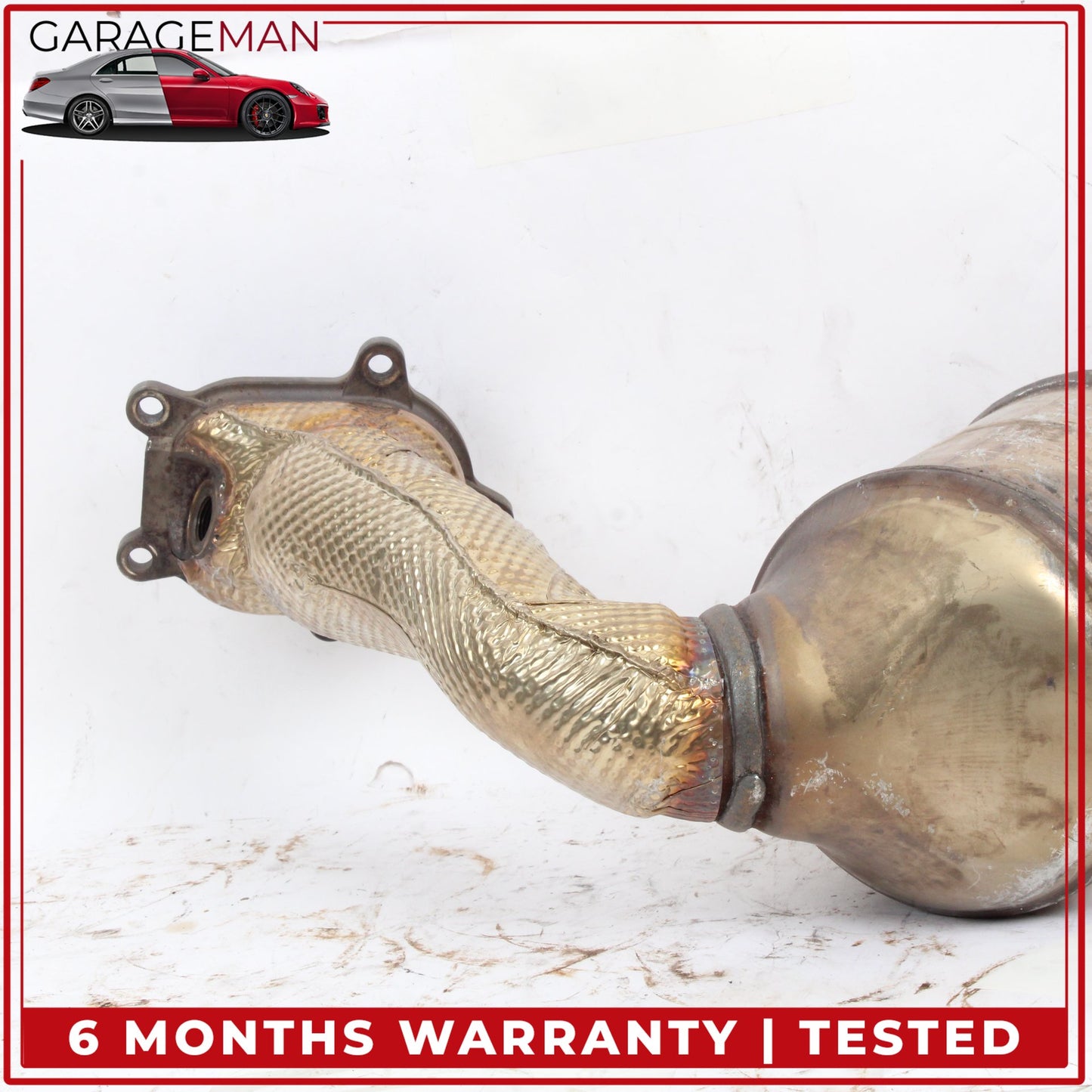 2013-2018 Audi S8 A8 S6 S7 RS7 4.0L V8 Right Exhaust Downpipe 4G0254252L OEM