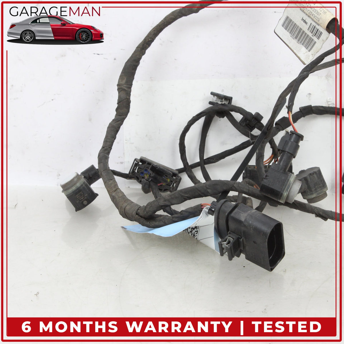 2015-2018 Audi A8 S8 Rear Bumper Parking Sensor w/ Wire Harness 4H0971104T OEM