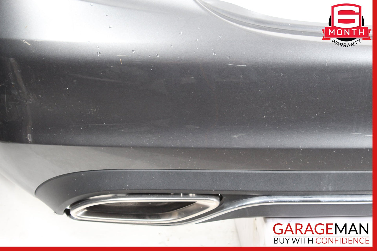 2015-2018 Mercedes W205 C300 C400 Sedan Base Rear Bumper Cover Assembly Gray OEM