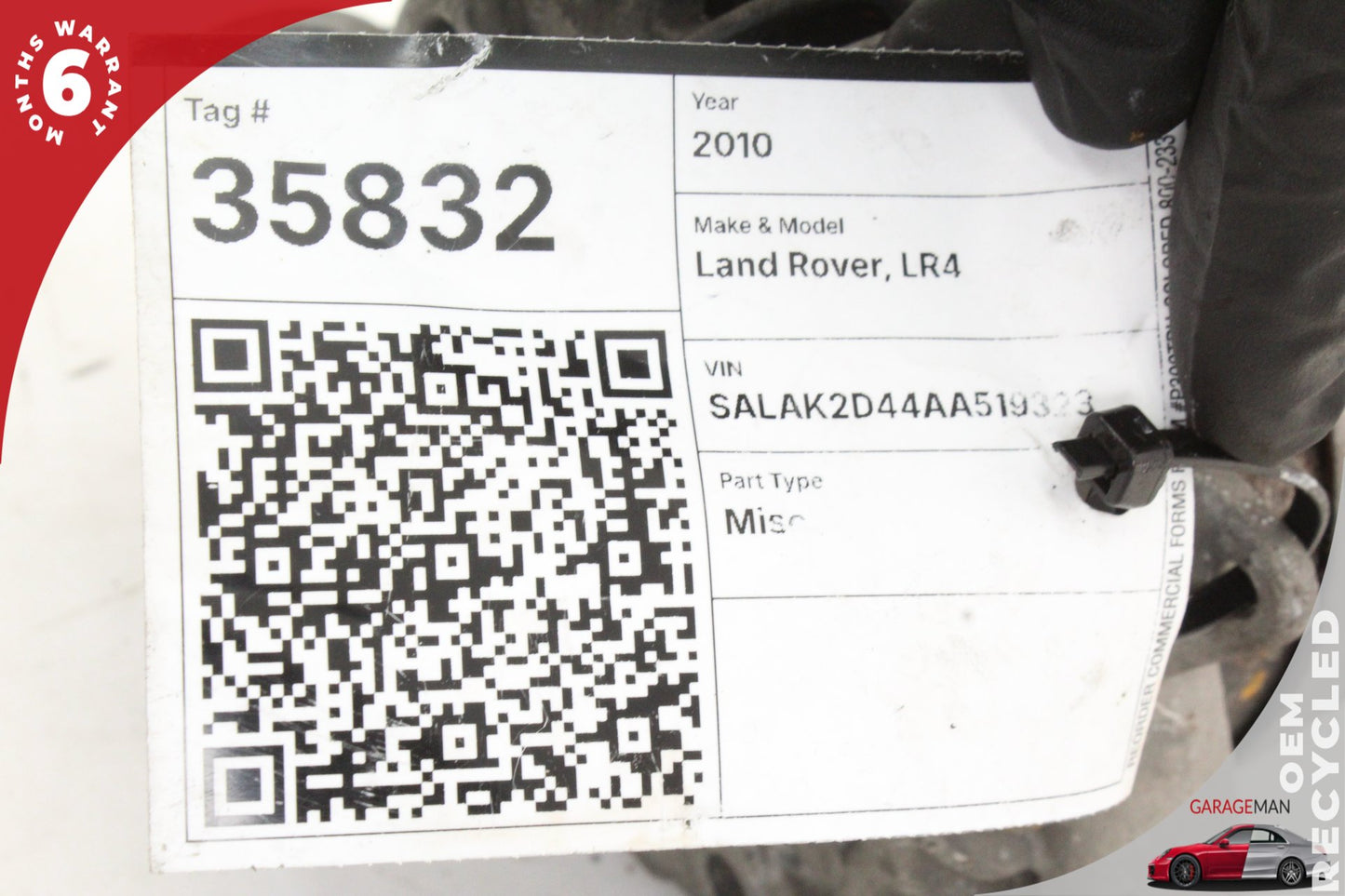 2010-2013 Land Rover LR4 L319 L320 SUV Alternator Generator HK8310300AB OEM