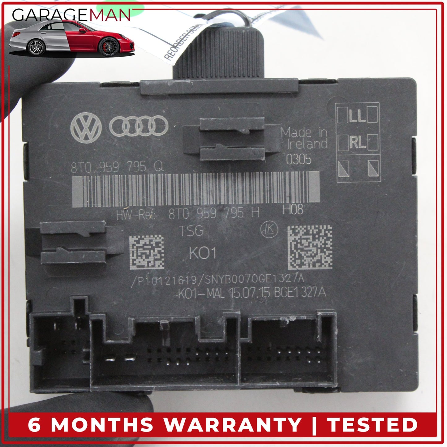 2013-2016 Audi A4 S4 Rear Left or Right Side Door Control Module 8T0959795Q OEM