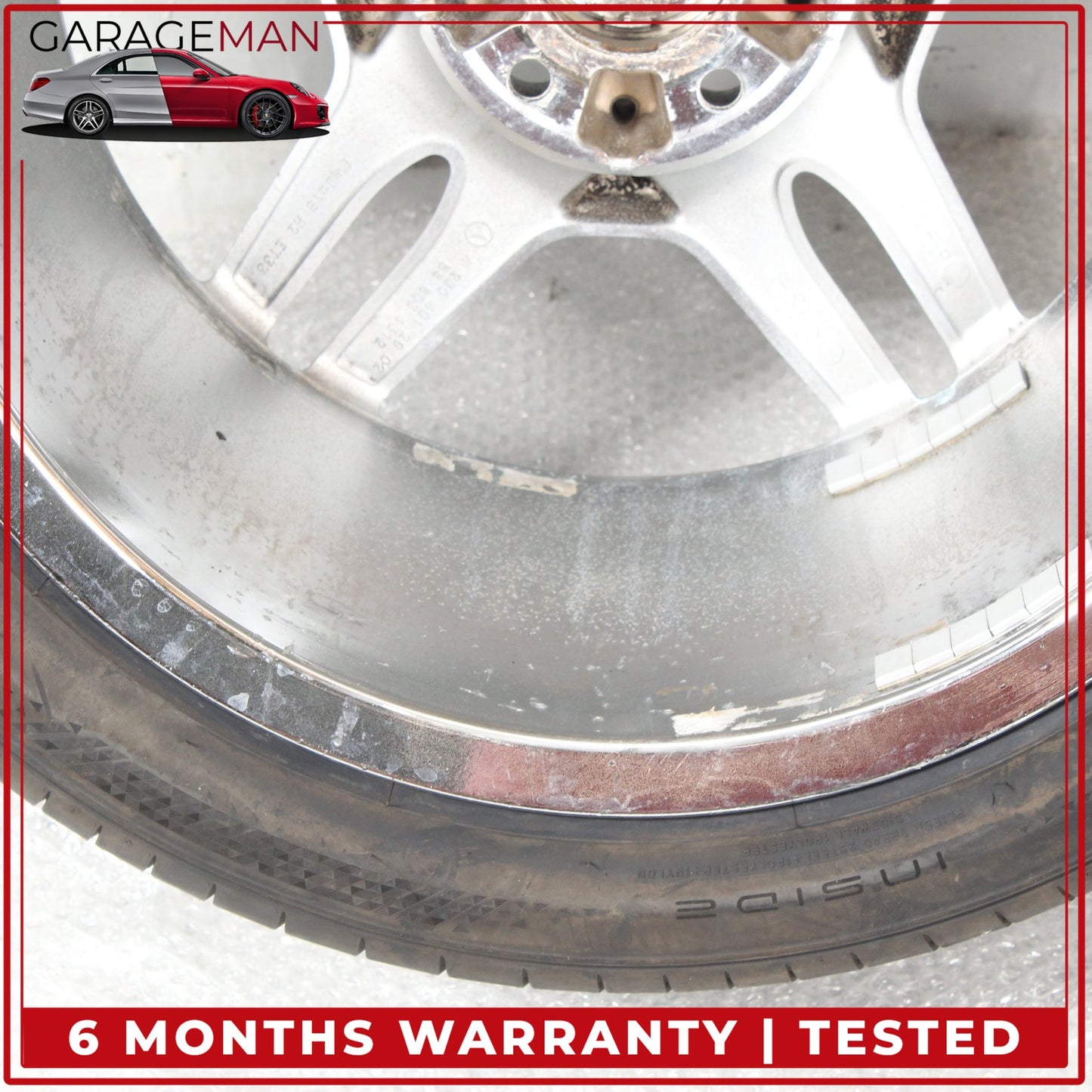 2003-2012 Mercedes R230 SL550 SL65 AMG Rear Wheel Tire Rim 9.5Jx18H2 ET33 OEM