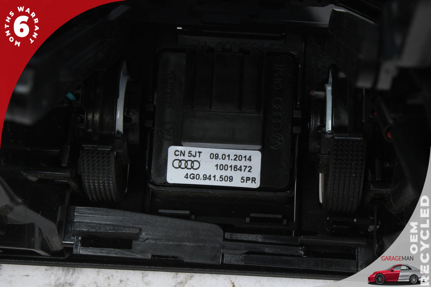 2012-2018 Audi A6 A7 Front Center Dashboard AC A/C Air Vent w/ Hazard Light OEM
