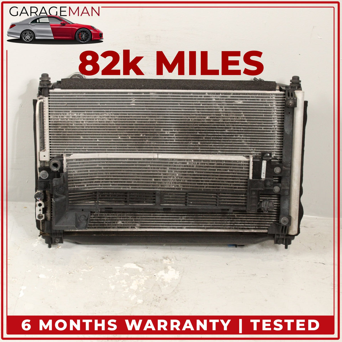 2016-2021 Infiniti Q50 V37 Engine Cooling Radiator AC A/C Condenser Assy OEM